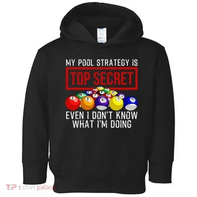 Pool Player Billiards Gift Game Play Toddler Hoodie