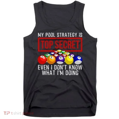 Pool Player Billiards Gift Game Play Tank Top