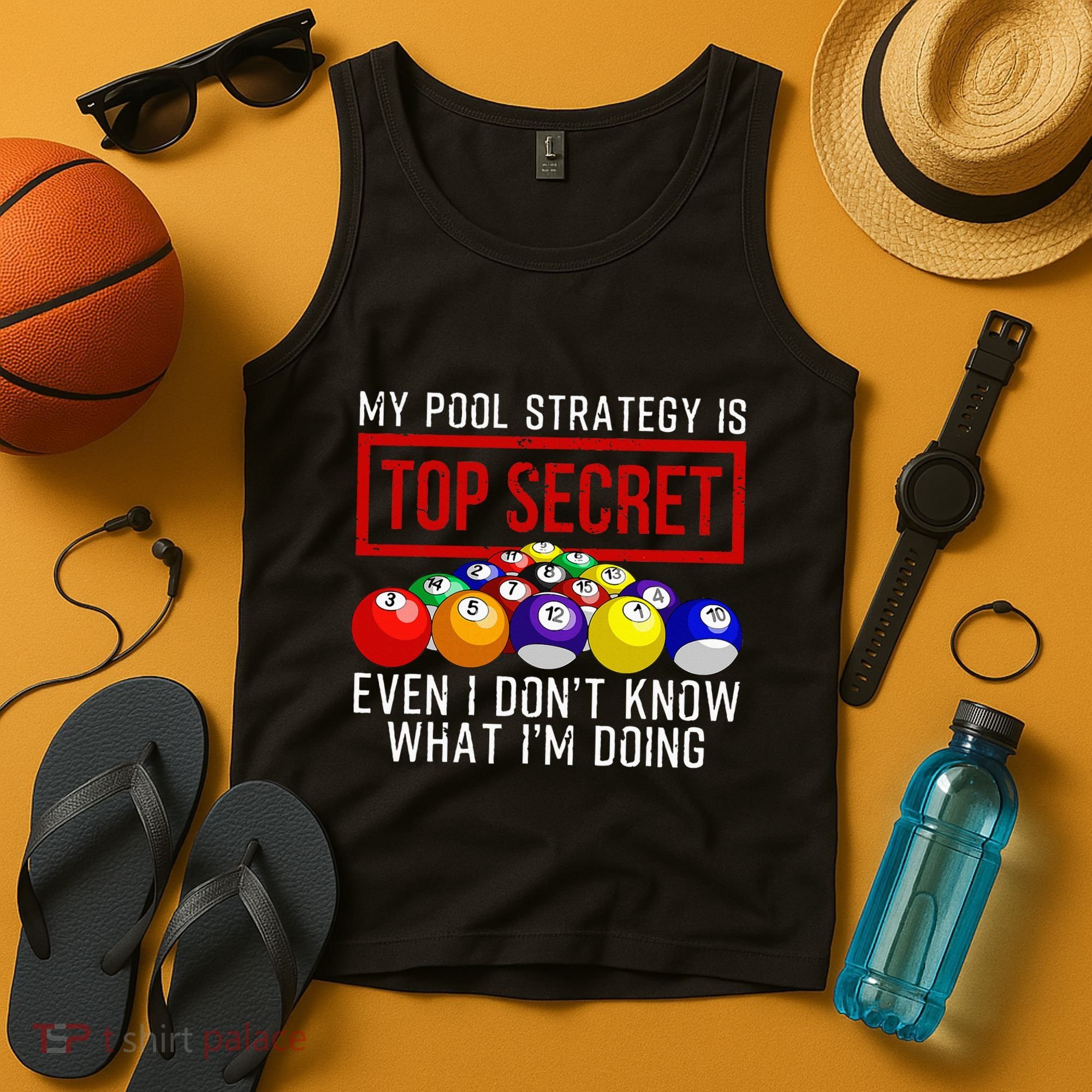 Pool Player Billiards Gift Game Play Tank Top