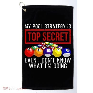 Pool Player Billiards Gift Game Play Golf Towel