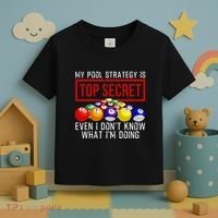 Pool Player Billiards Gift Game Play Toddler T-Shirt thumb 3