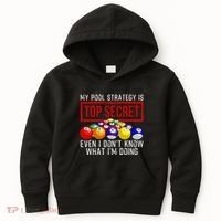 Pool Player Billiards Gift Game Play Kids Hoodie thumb 0