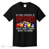 Pool Player Billiards Gift Game Play Kids T-Shirt thumb 0