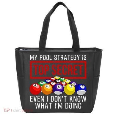 Pool Player Billiards Gift Game Play Tote Bag