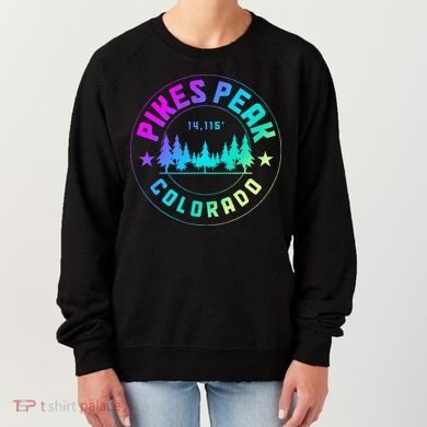Pikes Peak Colorado Mountain Hiking Women's Sweatshirt