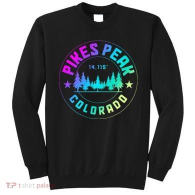 Pikes Peak Colorado Mountain Hiking Sweatshirt
