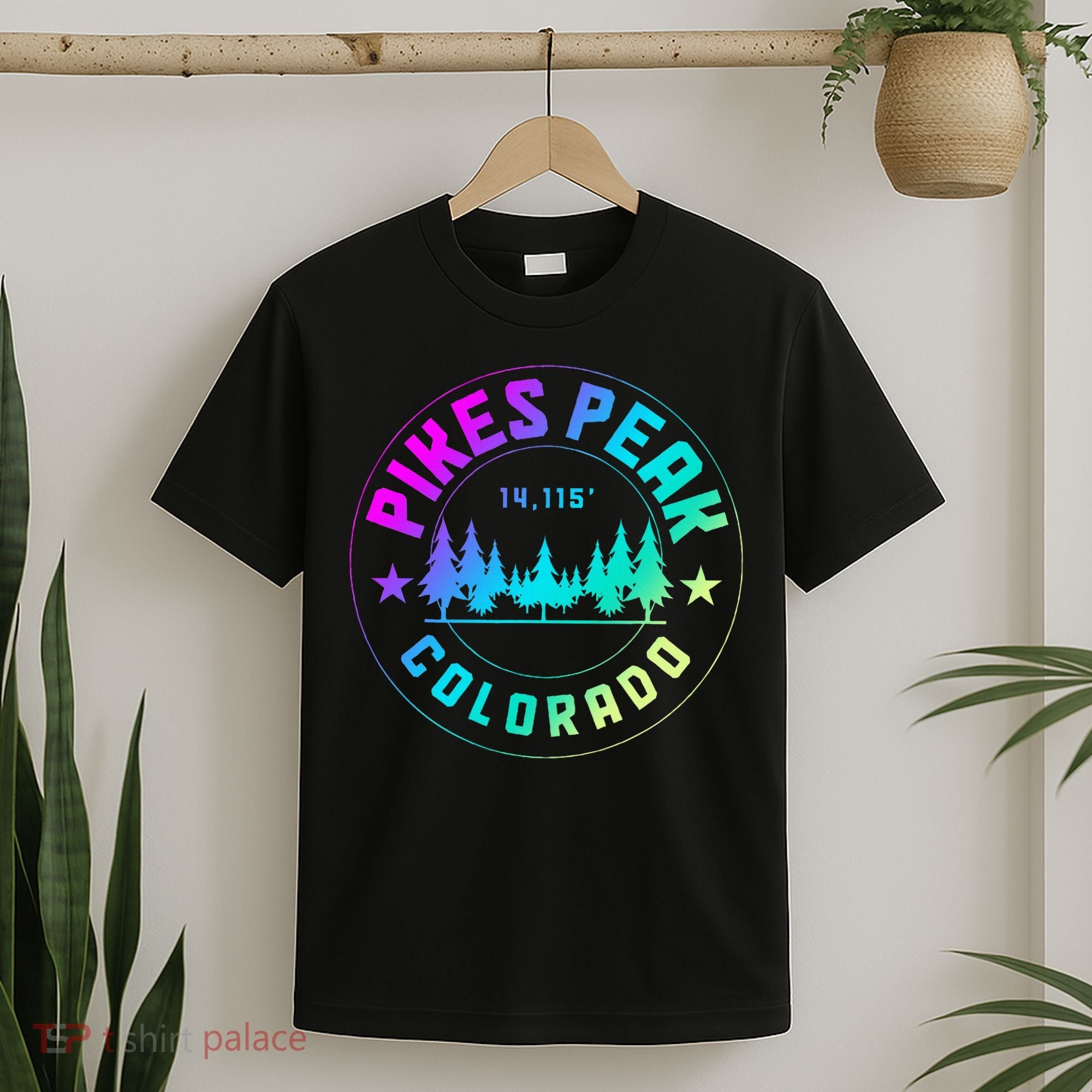 Pikes Peak Colorado Mountain Hiking T-Shirt