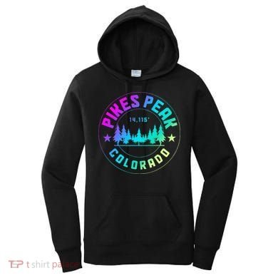 Pikes Peak Colorado Mountain Hiking Women's Hoodie