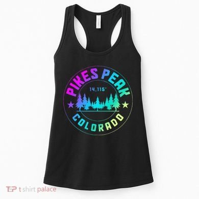 Pikes Peak Colorado Mountain Hiking Women's Tank Top