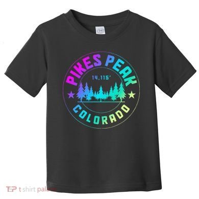Pikes Peak Colorado Mountain Hiking Toddler T-Shirt