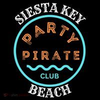 Party Pirate Club Siesta Key Beach Ornament thumb 1
