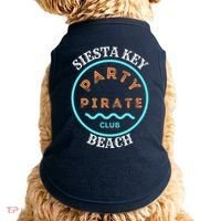 Party Pirate Club Siesta Key Beach Doggie Tank thumb 0