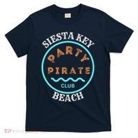 Party Pirate Club Siesta Key Beach T-Shirt thumb 0