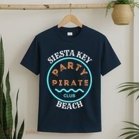 Party Pirate Club Siesta Key Beach T-Shirt thumb 2