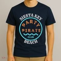 Party Pirate Club Siesta Key Beach T-Shirt thumb 3