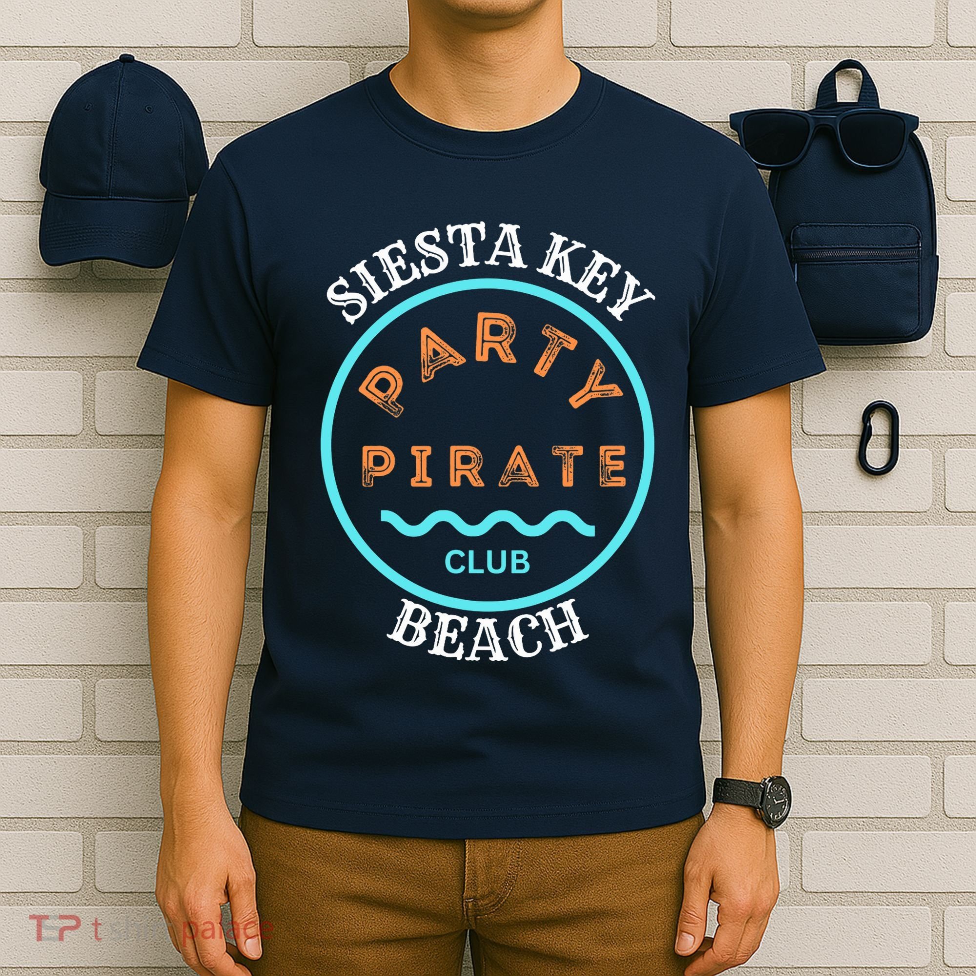 Party Pirate Club Siesta Key Beach T-Shirt