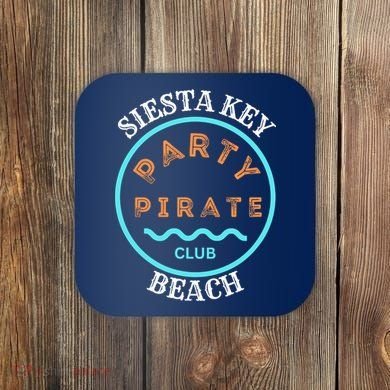 Party Pirate Club Siesta Key Beach Coaster