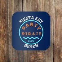 Party Pirate Club Siesta Key Beach Coaster thumb 0