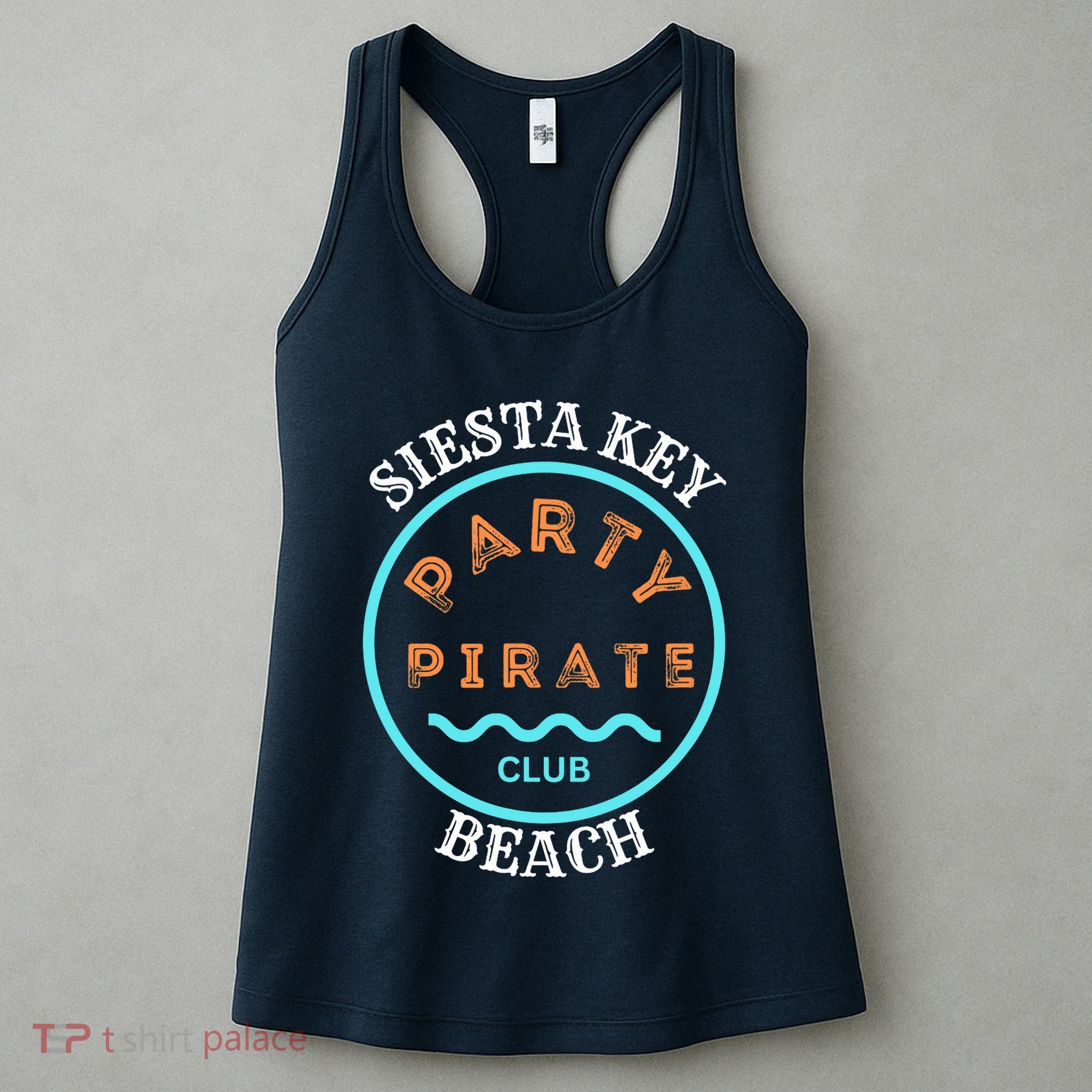 Party Pirate Club Siesta Key Beach Women's Tank Top