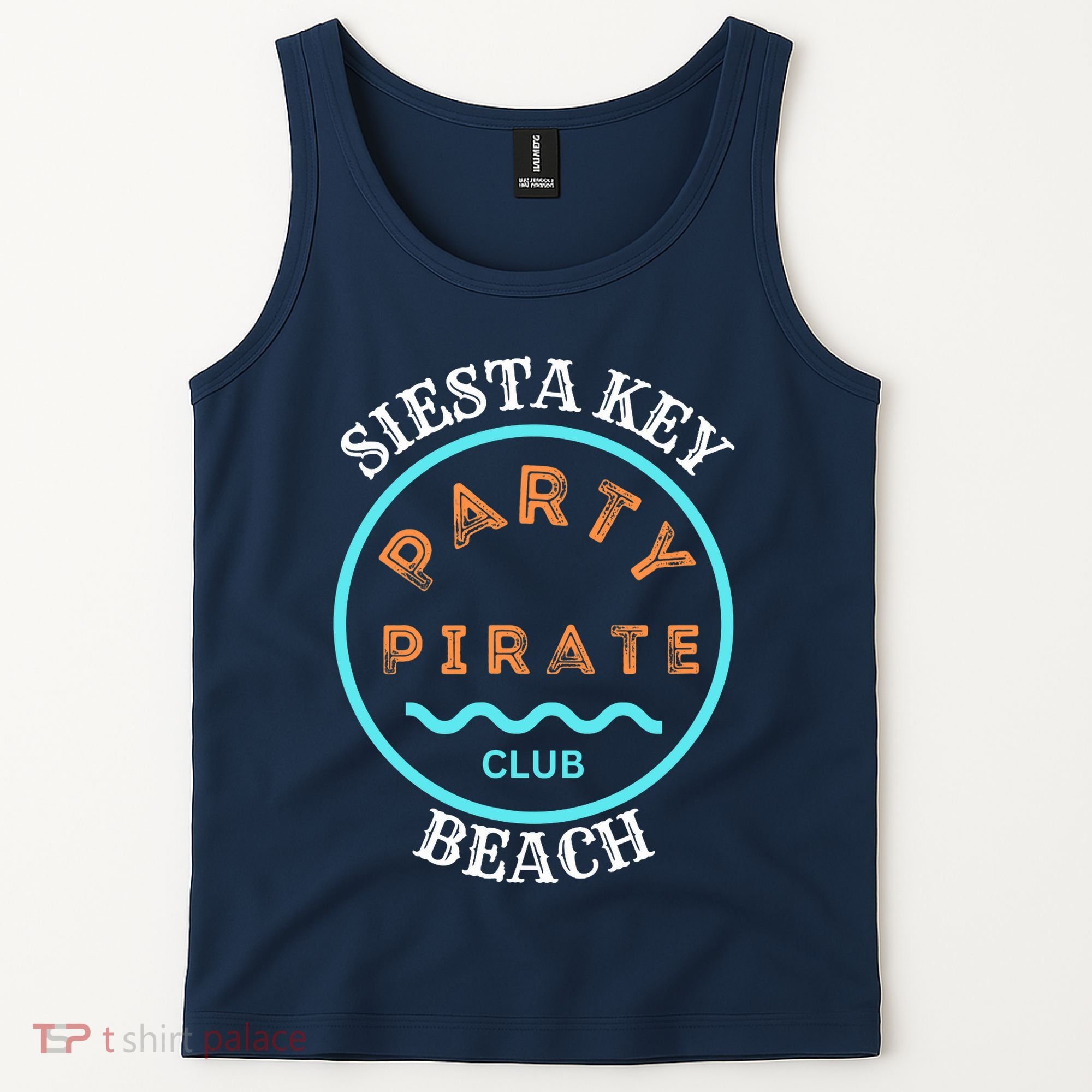 Party Pirate Club Siesta Key Beach Tank Top