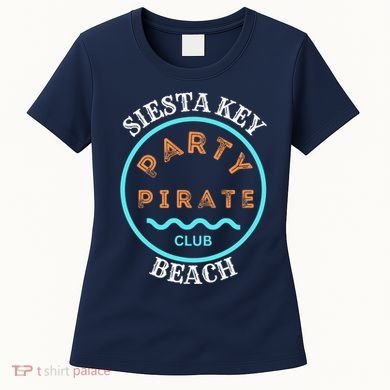 Party Pirate Club Siesta Key Beach Women's T-Shirt