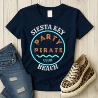 Party Pirate Club Siesta Key Beach Women's T-Shirt thumb 3