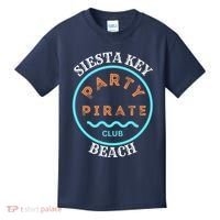 Party Pirate Club Siesta Key Beach Kids T-Shirt thumb 0