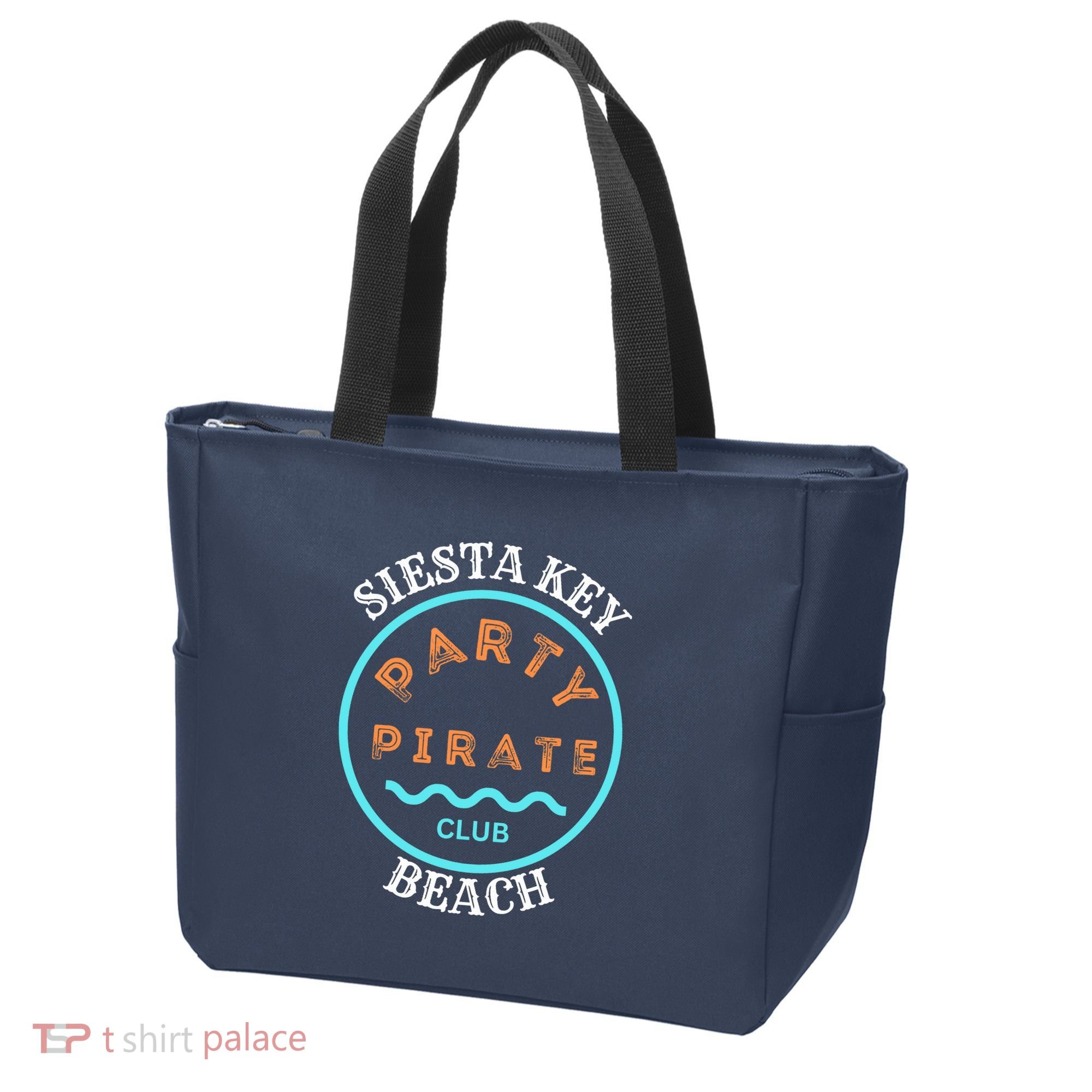 Party Pirate Club Siesta Key Beach Tote Bag