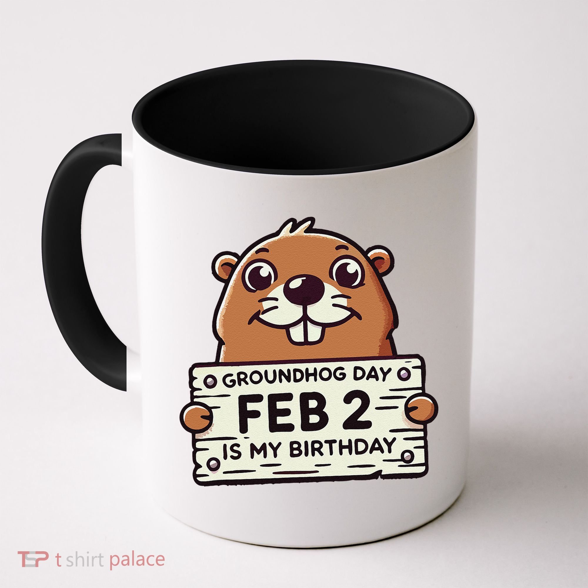 Punxsy PhilS Cute Groundhog Day February 2nd Birthday Coffee Mug