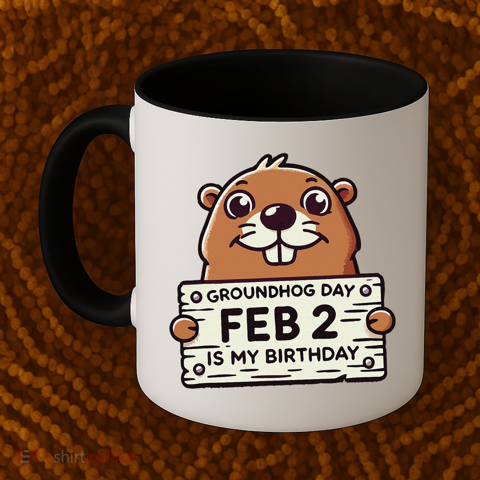 Punxsy PhilS Cute Groundhog Day February 2nd Birthday Coffee Mug