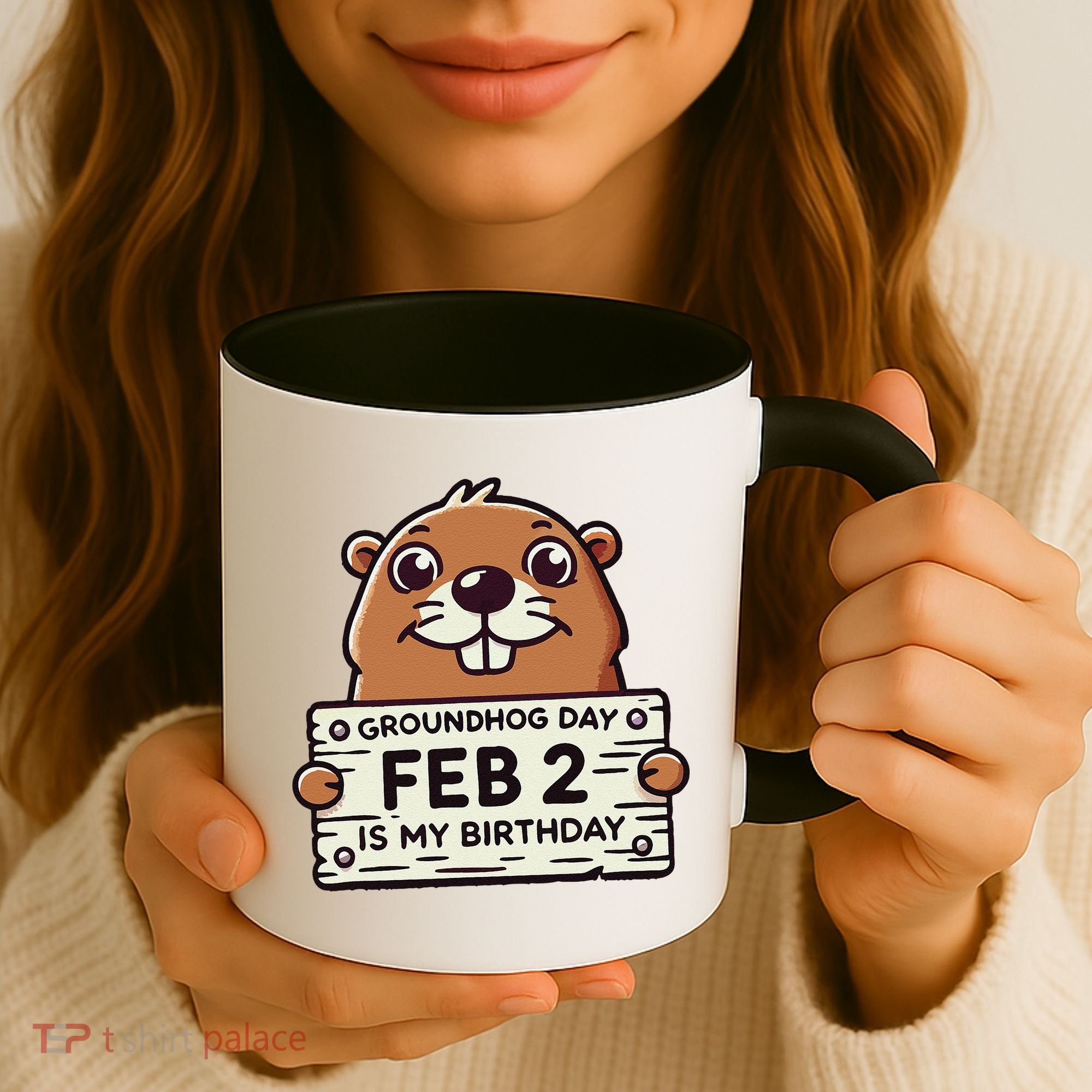 Punxsy PhilS Cute Groundhog Day February 2nd Birthday Coffee Mug