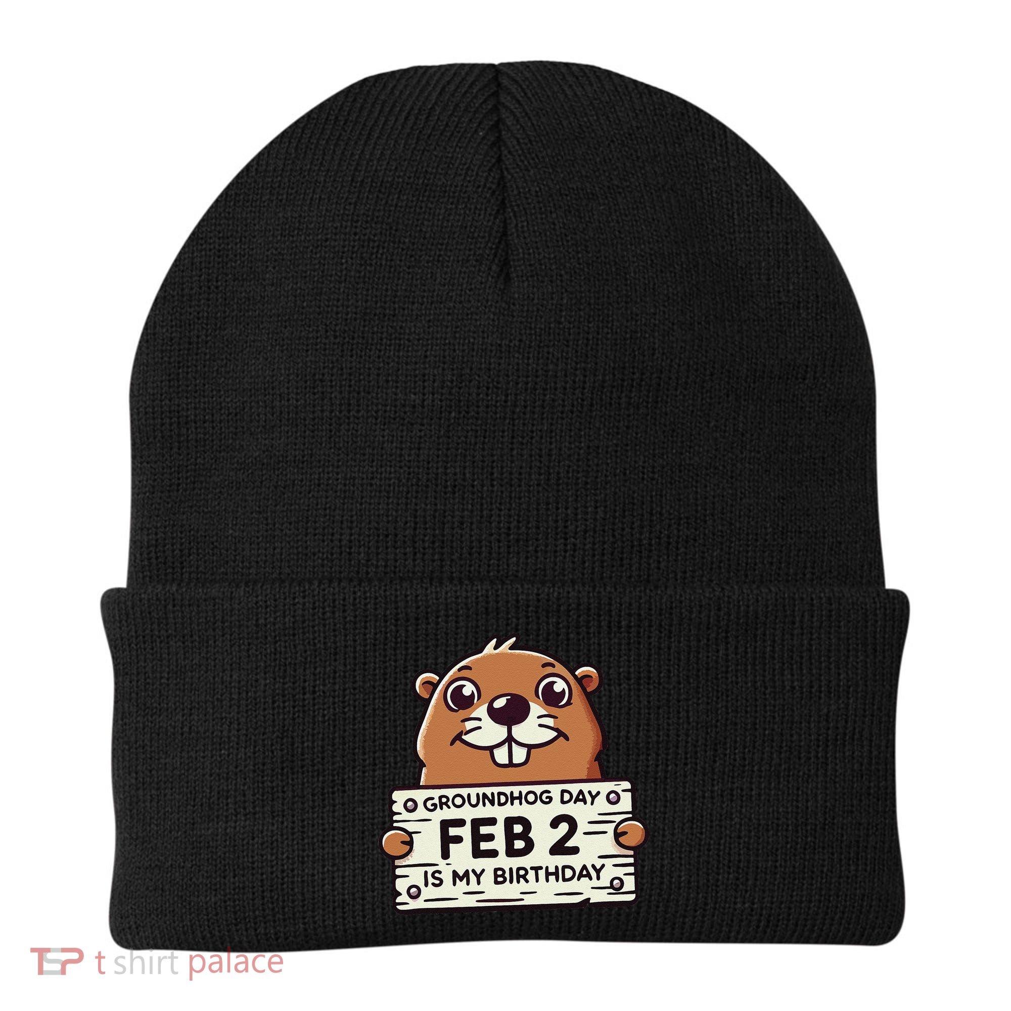 Punxsy PhilS Cute Groundhog Day February 2nd Birthday Beanie
