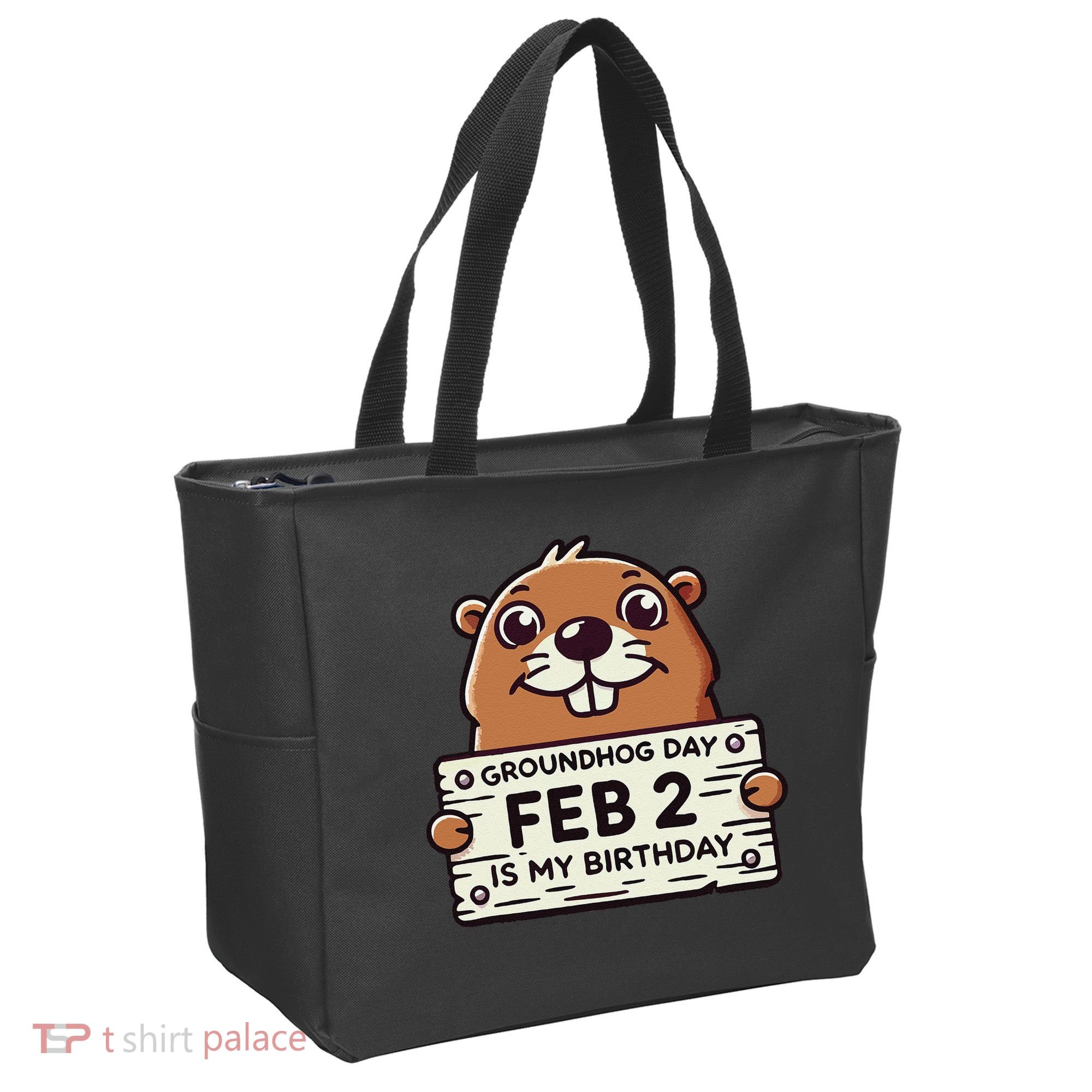 Punxsy PhilS Cute Groundhog Day February 2nd Birthday Tote Bag