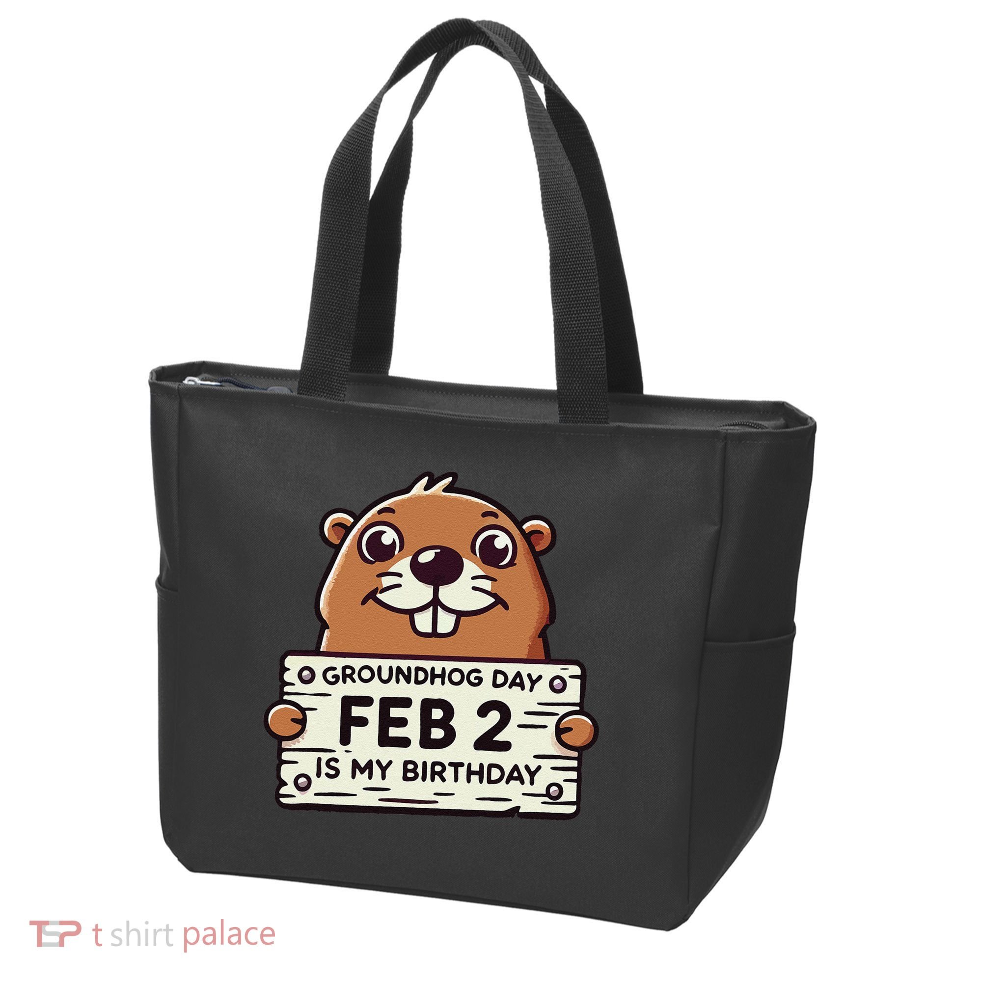 Punxsy PhilS Cute Groundhog Day February 2nd Birthday Tote Bag