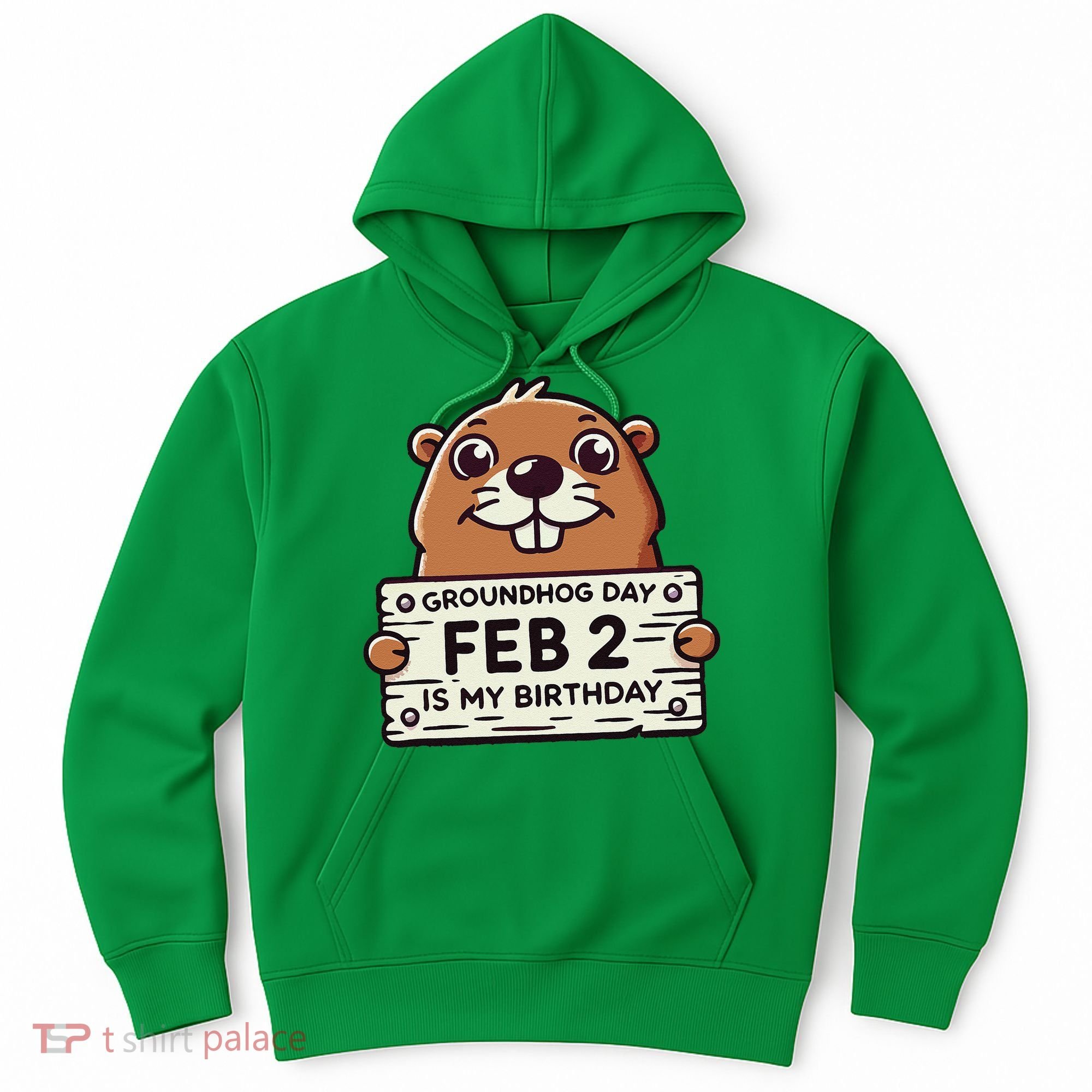 Punxsy PhilS Cute Groundhog Day February 2nd Birthday Hoodie