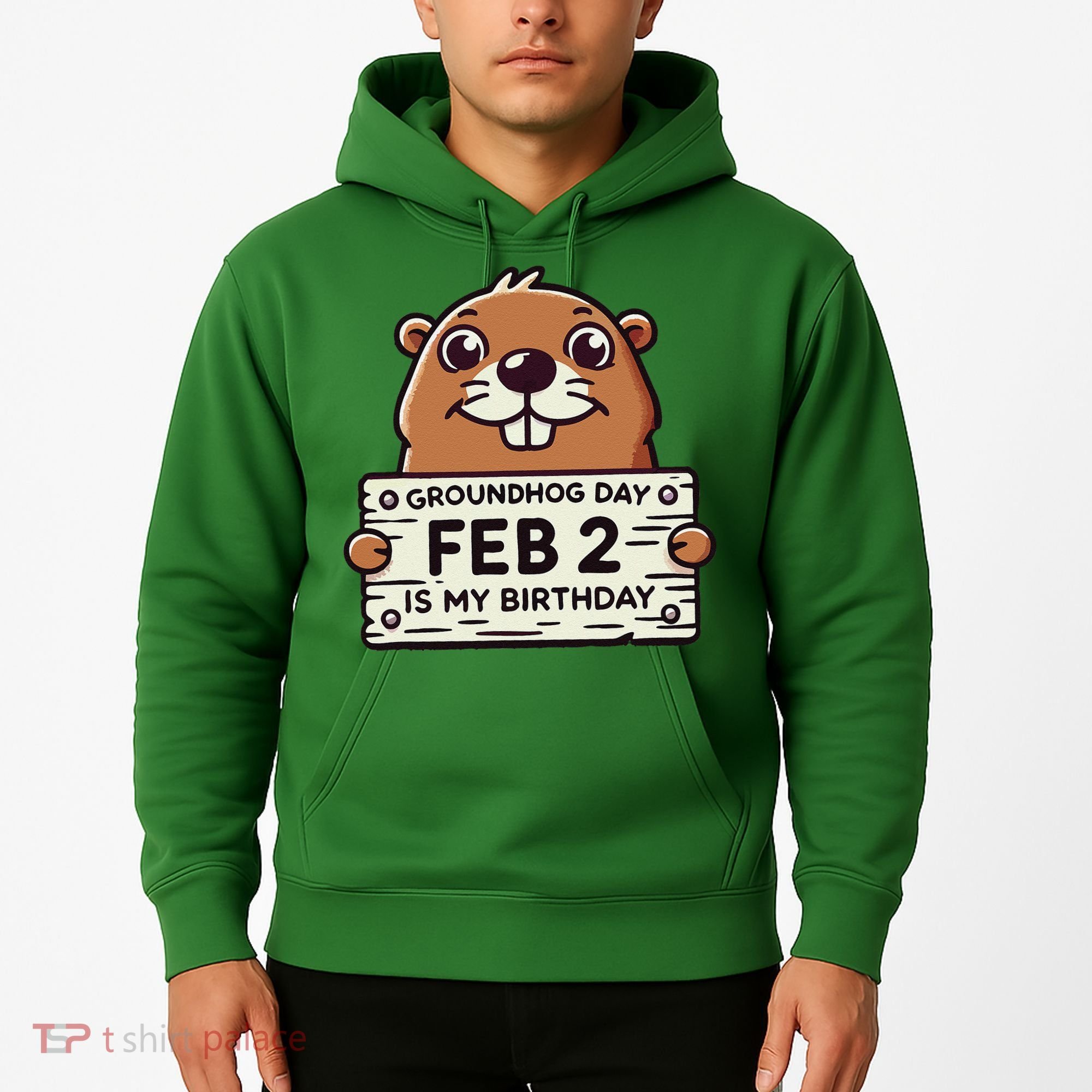Punxsy PhilS Cute Groundhog Day February 2nd Birthday Hoodie
