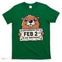 Punxsy PhilS Cute Groundhog Day February 2nd Birthday T-Shirt thumb 0