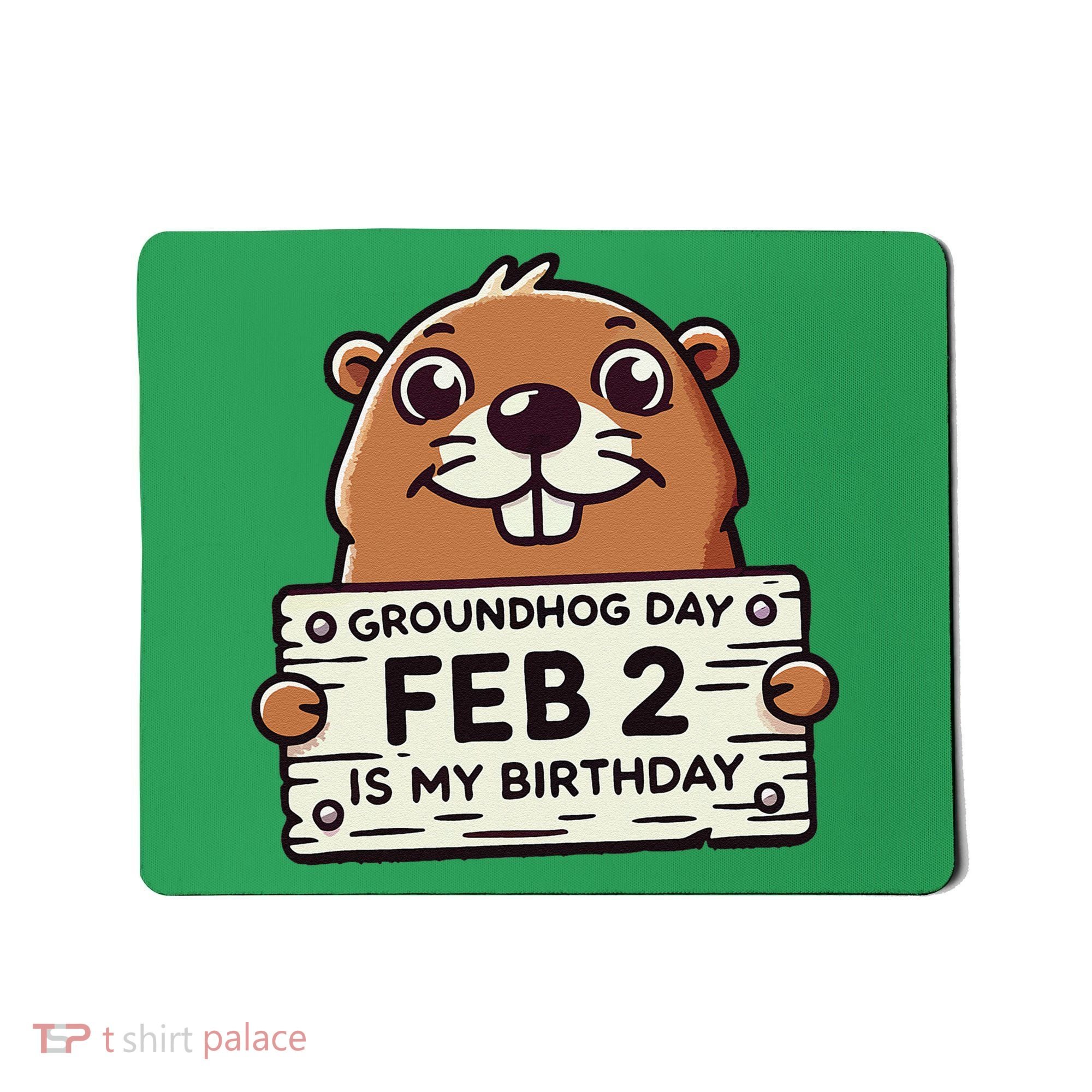 Punxsy PhilS Cute Groundhog Day February 2nd Birthday Mousepad
