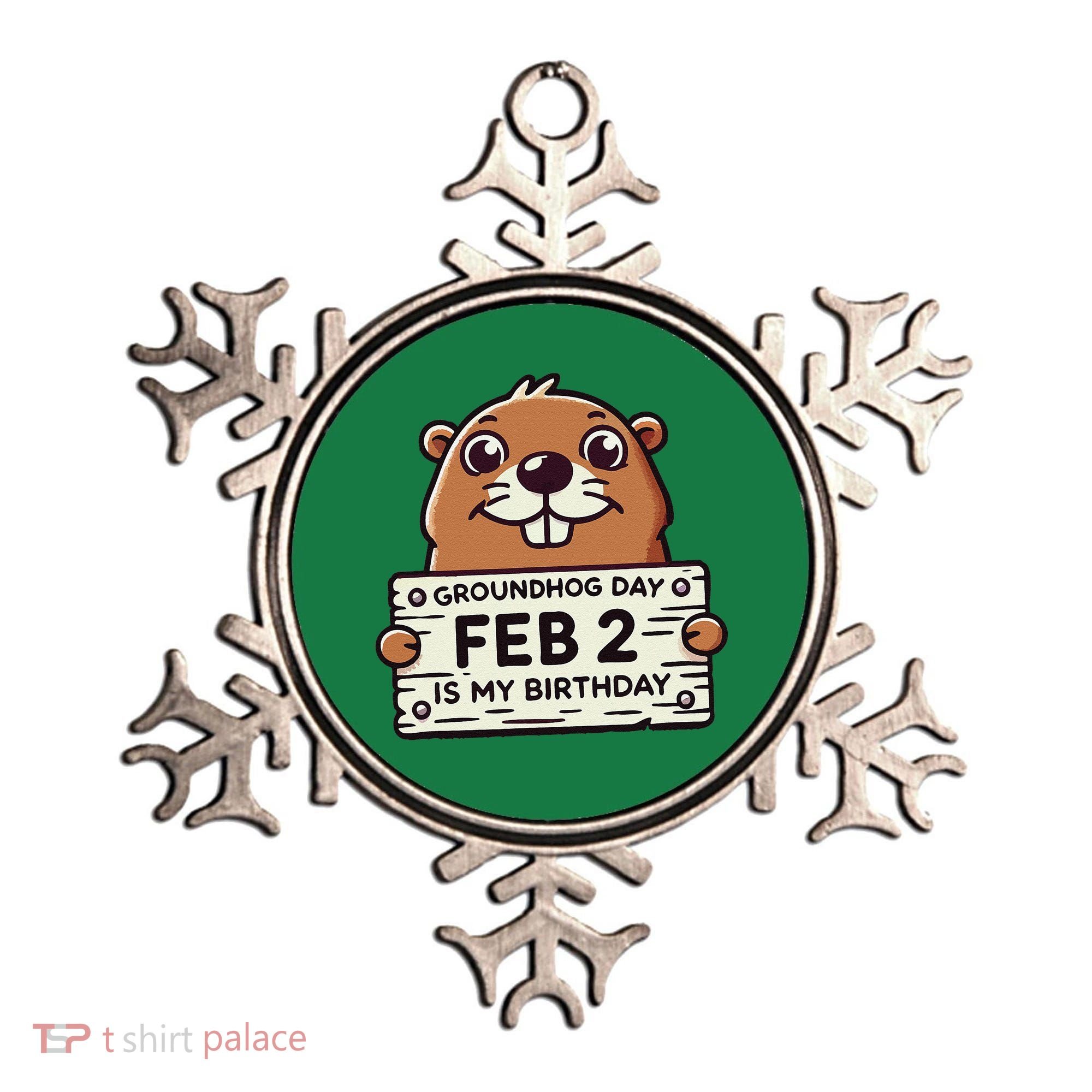 Punxsy PhilS Cute Groundhog Day February 2nd Birthday Ornament