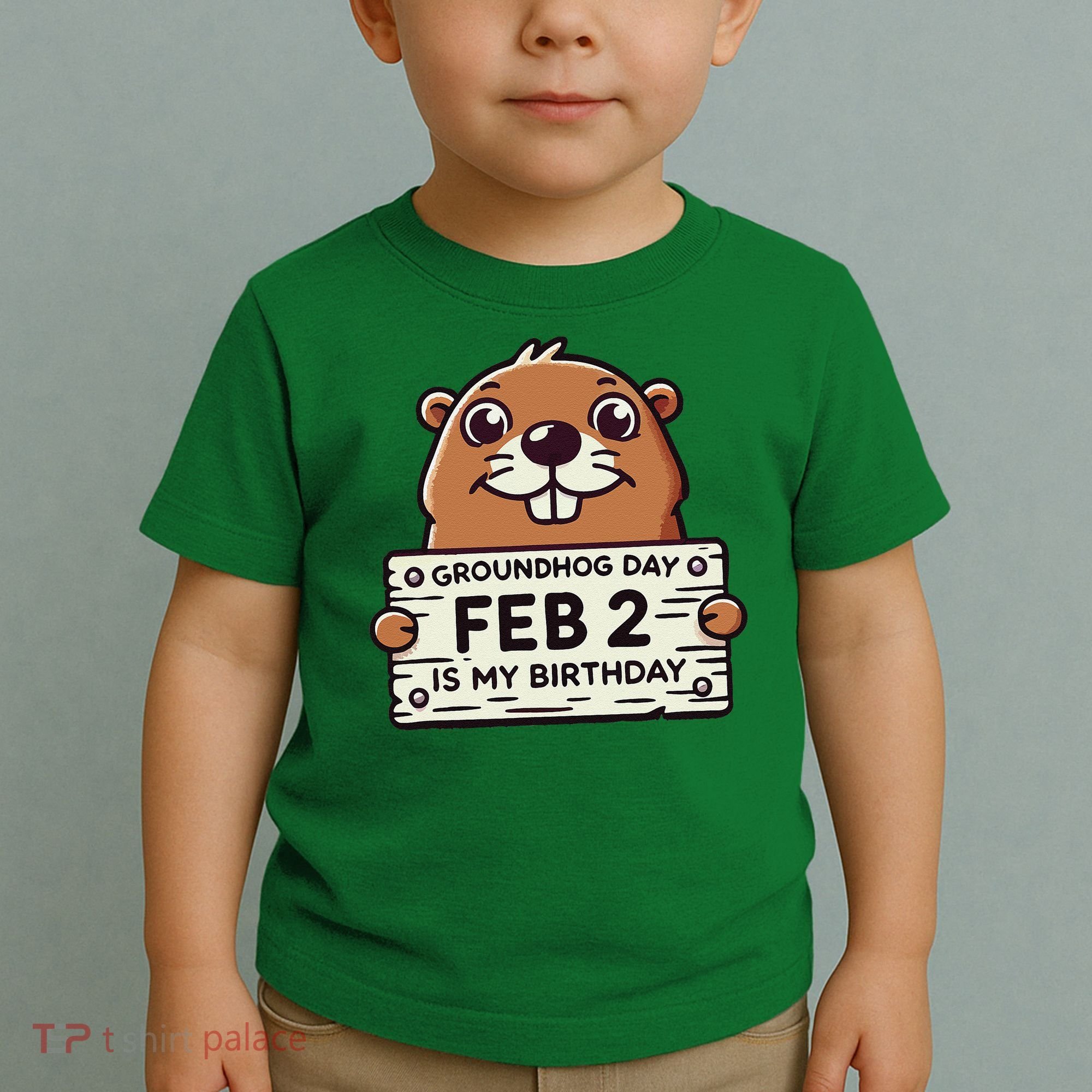 Punxsy PhilS Cute Groundhog Day February 2nd Birthday Toddler T-Shirt