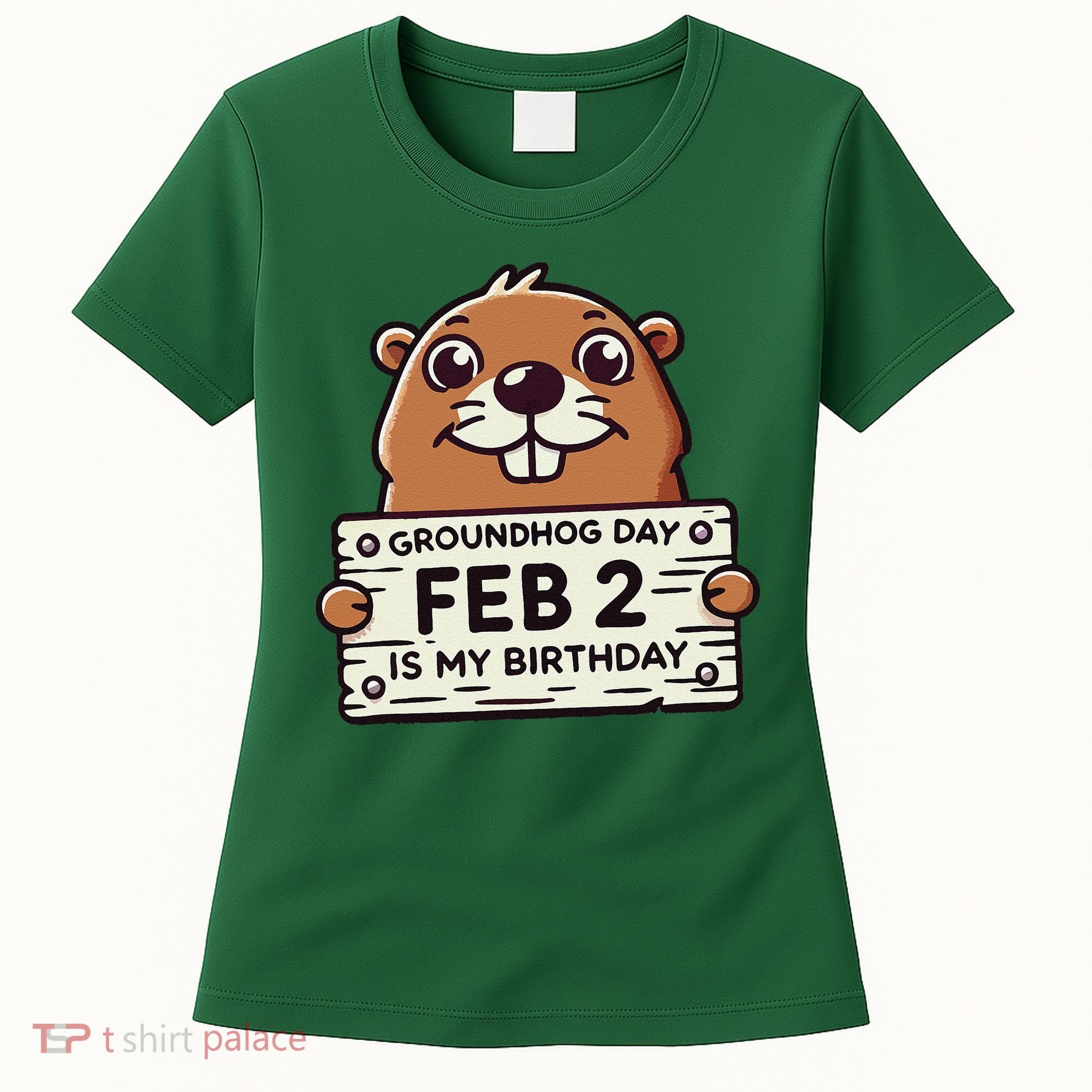Punxsy PhilS Cute Groundhog Day February 2nd Birthday Women's T-Shirt