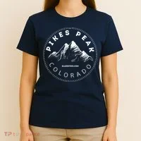 Pikes Peak Colorado Mountain Adventure T-Shirt thumb 4