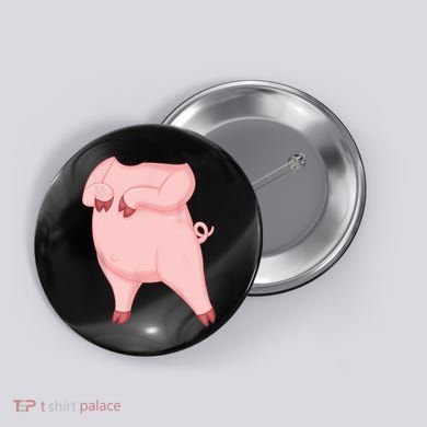 Pig Pig Costume Button