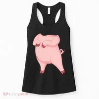 Pig Pig Costume Women's Tank Top thumb 0