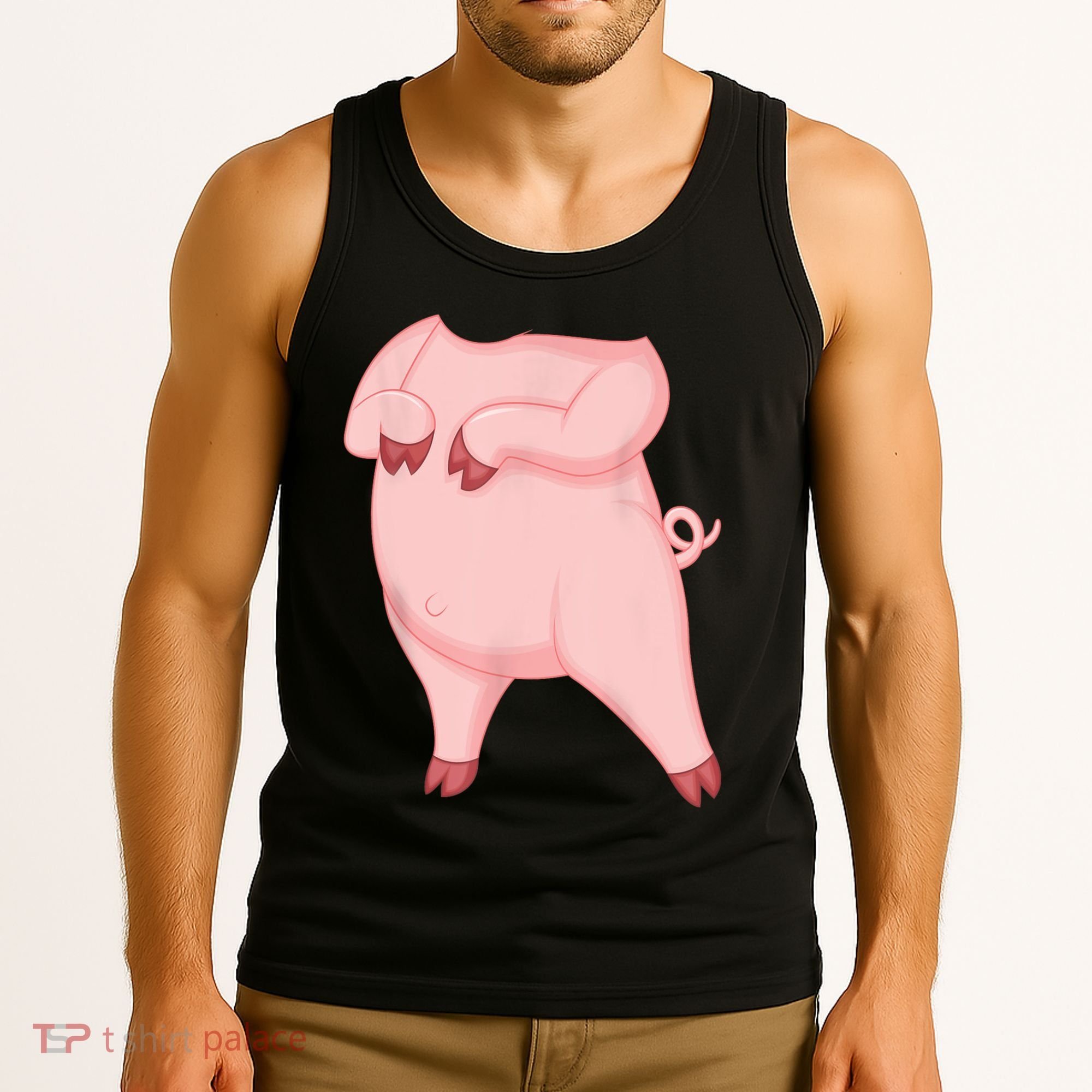 Pig Pig Costume Tank Top