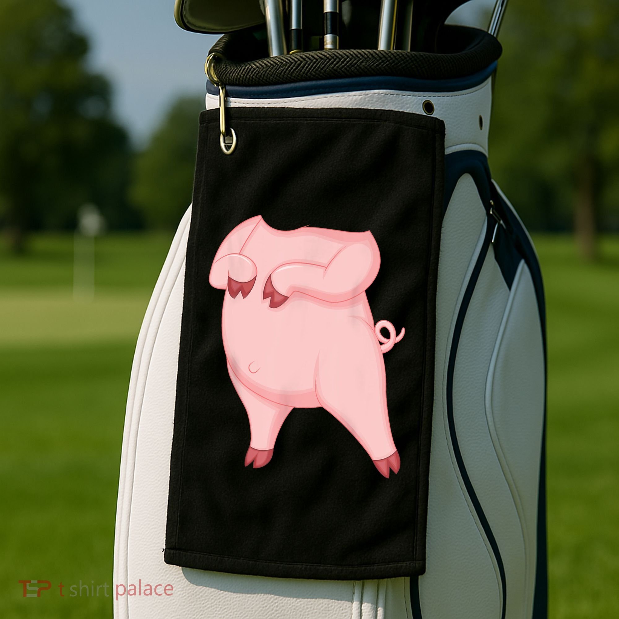 Pig Pig Costume Golf Towel