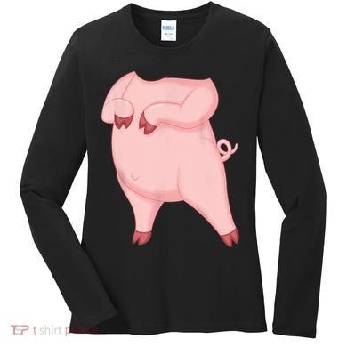 Pig Pig Costume Women's Long Sleeve Shirt