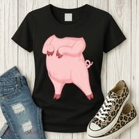 Pig Pig Costume Women's T-Shirt thumb 3