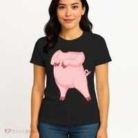 Pig Pig Costume Women's T-Shirt thumb 4