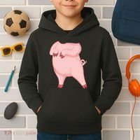 Pig Pig Costume Kids Hoodie thumb 2